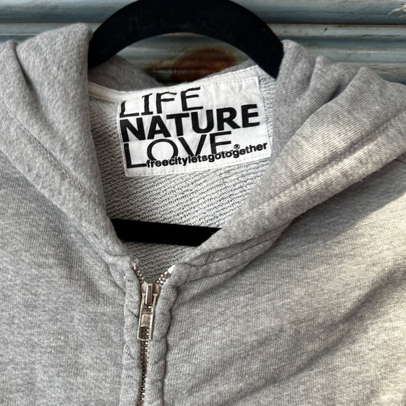 Freecity LNL Gray Zip Up Hoodie Size 1 (S) - Picture 7 of 11